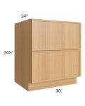 Portland Sand 30" 2-Drawer Base Cabinet 