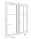 Wellfleet Linen 36x42 Mullion Door (cabinet not included) - Out of stock through April