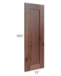Farmhouse Walnut Shaker 12x36 Wall Decorative Door