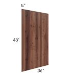 Farmhouse Walnut Shaker 36x48 Island Panel 