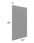 Stratton Dark Grey Shaker 36x48 Island Panel