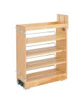 Pullout Wood Base Cabinet Organizer w/ Ball-Bearing Soft-Close Slides