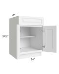 Pearl White 24" Base Cabinet 