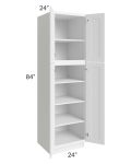 Pearl White 24x84 Utility Cabinet - Out of stock through early May