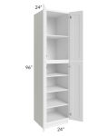 Pearl White 24x96 Utility Cabinet