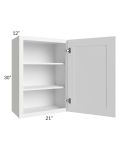 Pearl White 21 x30 Wall Cabinet