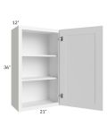 Pearl White 21 x36 Wall Cabinet