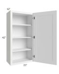 Pearl White 21 x42 Wall Cabinet