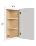 Alpine White Shaker 12x30 Angle Wall Cabinet