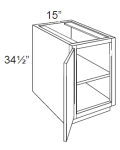 15" Full Height Door Base Cabinet