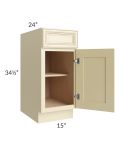 Phoenix Cream Glaze 15" Base Cabinet
