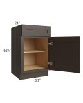 Southport Espresso Shaker 21" Base Cabinet