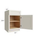 Asheville Cloud Shaker 21" Base Cabinet