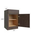Vienna Kona Brown 21" Base Cabinet