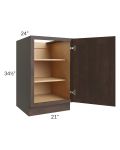 Vienna Kona Brown 21" Full Height Door Base Cabinet
