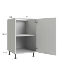 Harbor White 21" Full Height Door Base Cabinet