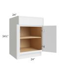 Township White 24" Base Cabinet