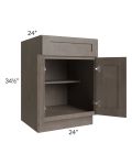 Natural Grey Shaker 24" Base Cabinet
