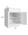 Aspen White Shaker 24" Base Cabinet