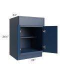 Portland Navy Blue 24" Base Cabinet