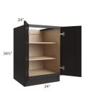 Midtown Java Shaker 24" Full Height Door Base Cabinet