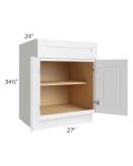 Southport White Shaker 27" Base Cabinet