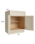 Stratton Khaki Shaker 27" Base Cabinet