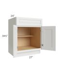 Palisades White 27" Base Cabinet 
