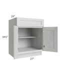 Heather Grey Shaker 27" Base Cabinet