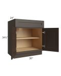 Southport Espresso Shaker 30" Base Cabinet