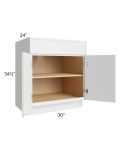 Township White 30" Base Cabinet