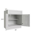 Heather Grey Shaker 30" Base Cabinet