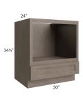 Providence Natural Grey 30" Microwave Base Cabinet 