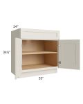 Asheville Cloud Shaker 33" Base Cabinet