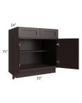 Brazilian Shaker 33" Base Cabinet 