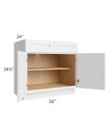 Southport White Shaker 36" Base Cabinet