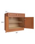 Lexington Cinnamon Glaze 36" Base Cabinet
