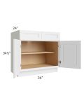 Charlotte White 36" Base Cabinet