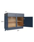 Midtown Blue Shaker 39" Base Cabinet