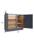 Midtown Indigo Shaker 39" Full Height Door Base Cabinet