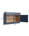 Midtown Blue Shaker 48" Base Cabinet