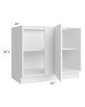 Venetian White Gloss 45" Blind Base Cabinet