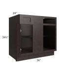 Brazilian Shaker 39"-42" Blind Base Corner Cabinet