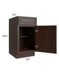 Biscotti Caf?? Glazed 18" Base Cabinet 