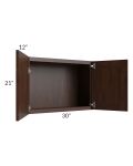Biscotti Caf?? Glazed 30x21 Wall Cabinet