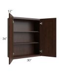 Biscotti Caf?? Glazed 30x36 Wall Cabinet