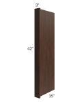 Biscotti Caf?? Glazed 15x42 Wall End Panel