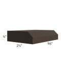 Southport Espresso Shaker 96" Beveled Edge Molding