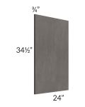 Midtown Dark Grey Shaker Appliance End Panel