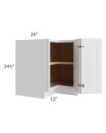 Charlotte White 36" Corner Base Cabinet 